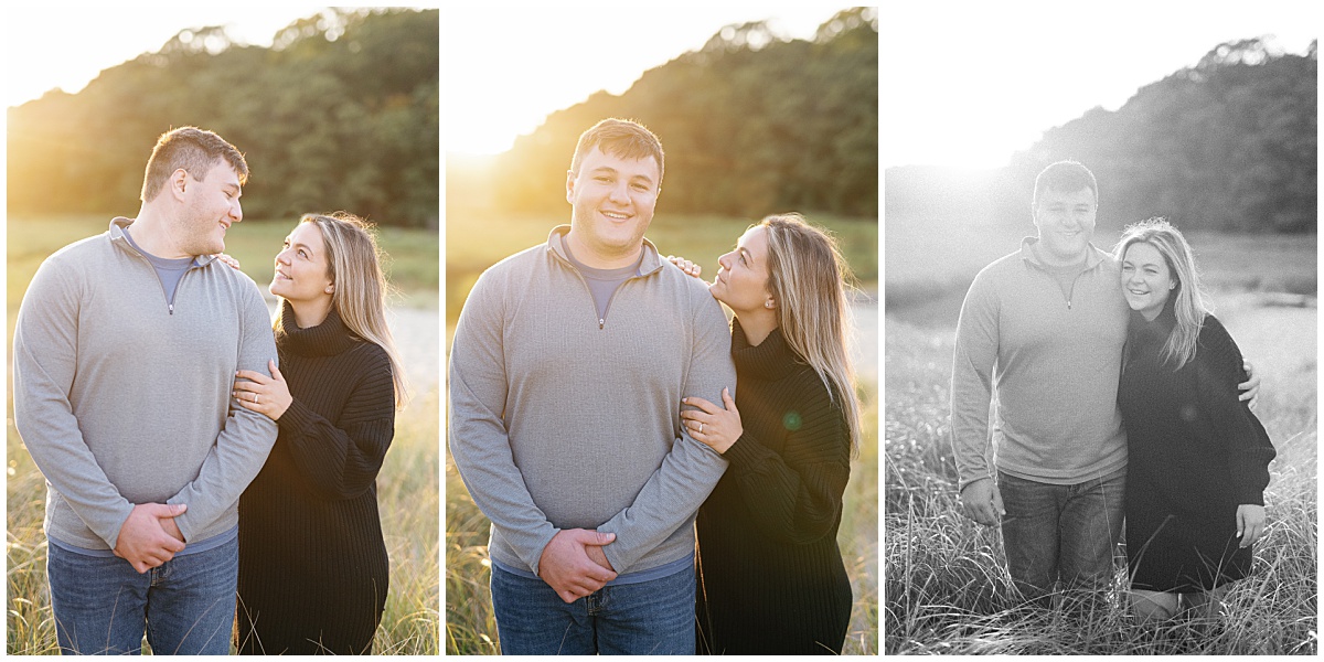 fall engagement photos